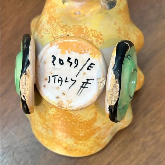 Vintage Italian pottery donkey and cart - Picture 5 of 9